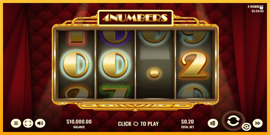 4 Numbers gaming machine for money, picture 2