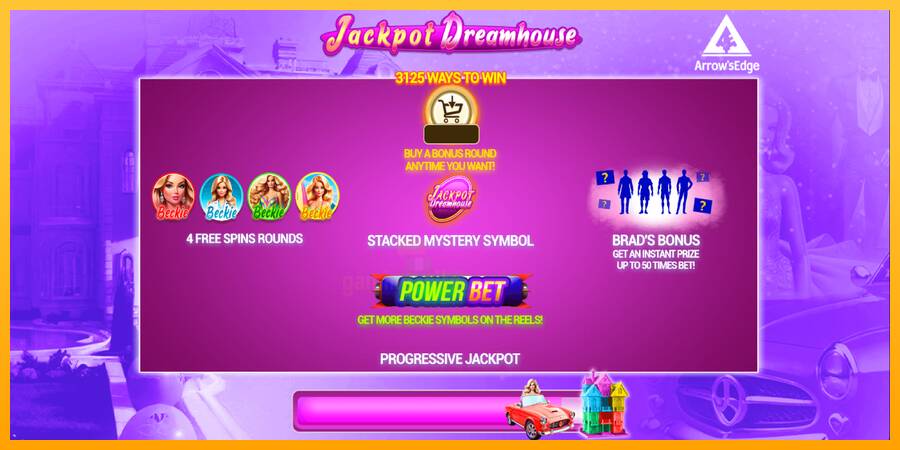 Jackpot Dreamhouse gaming machine for money, picture 1