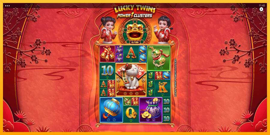 Lucky Twins Power Clusters gaming machine for money, picture 1