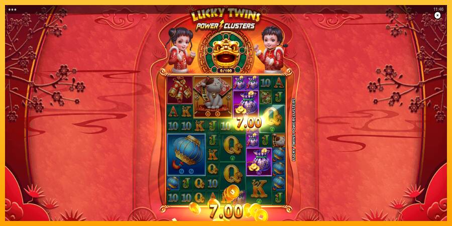 Lucky Twins Power Clusters gaming machine for money, picture 3