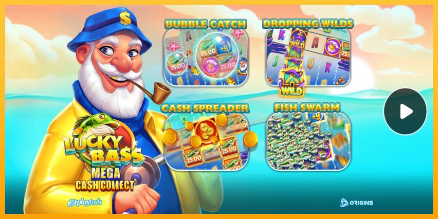 Lucky Bass Mega Cash Collect gaming machine for money, picture 1