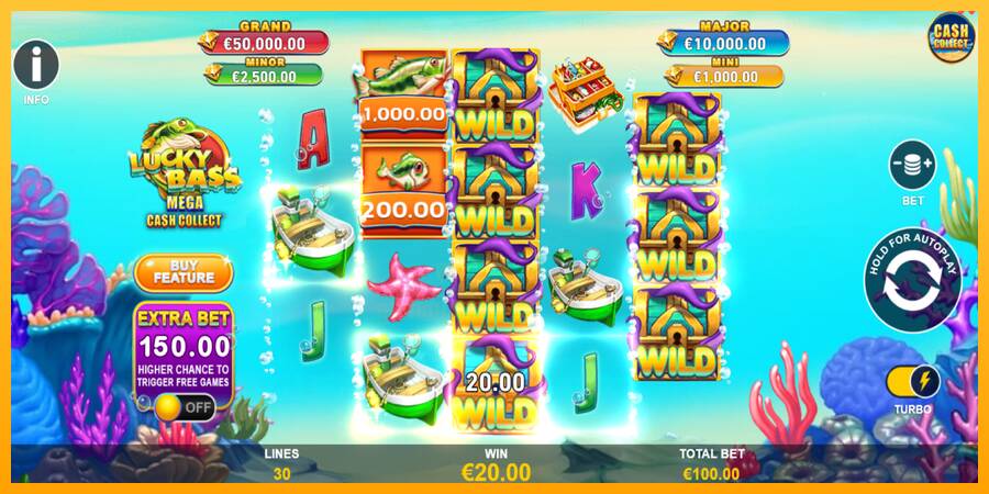 Lucky Bass Mega Cash Collect gaming machine for money, picture 4