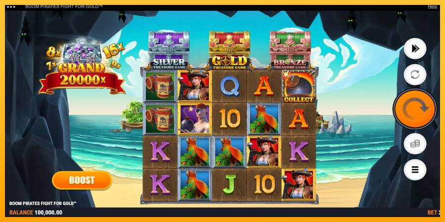 Boom Pirates Fight for Gold gaming machine for money, picture 2