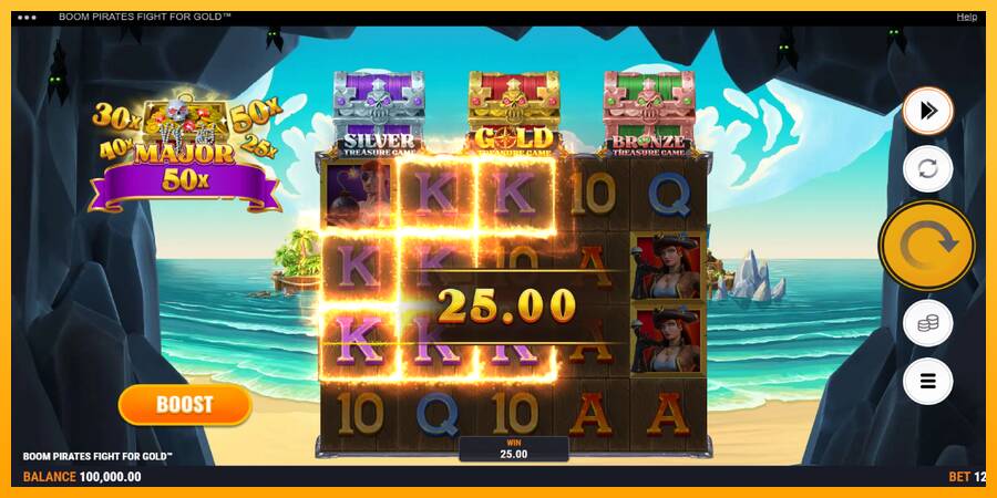 Boom Pirates Fight for Gold gaming machine for money, picture 3