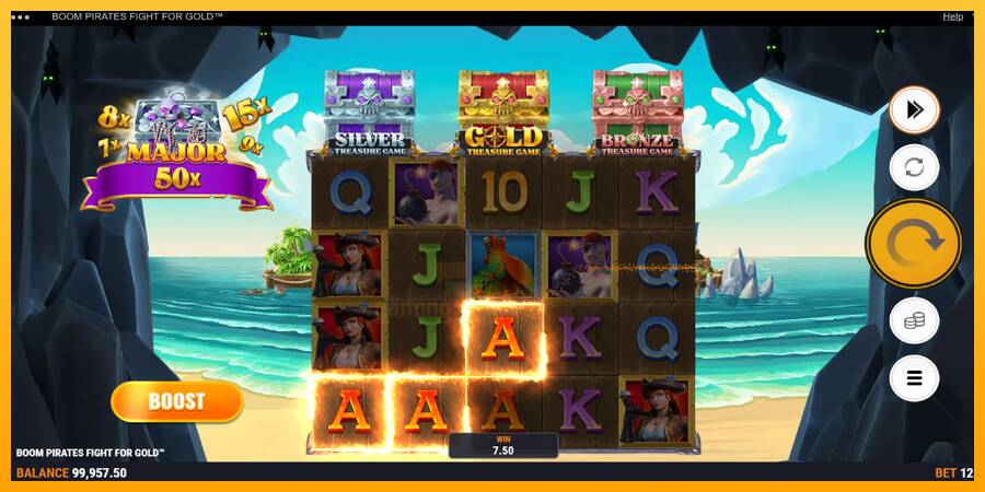 Boom Pirates Fight for Gold gaming machine for money, picture 4