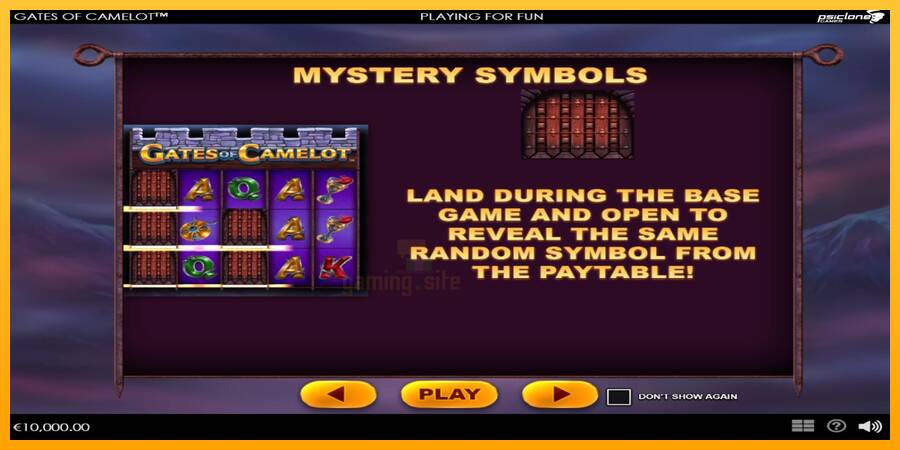 Gates of Camelot gaming machine for money, picture 6