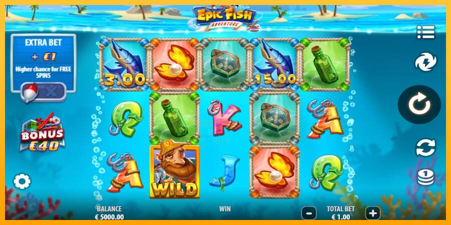 Epic Fish Adventure gaming machine for money, picture 1