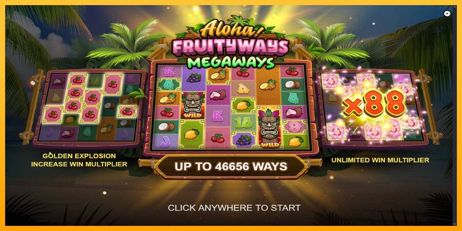 Aloha! Fruityways gaming machine for money, picture 1