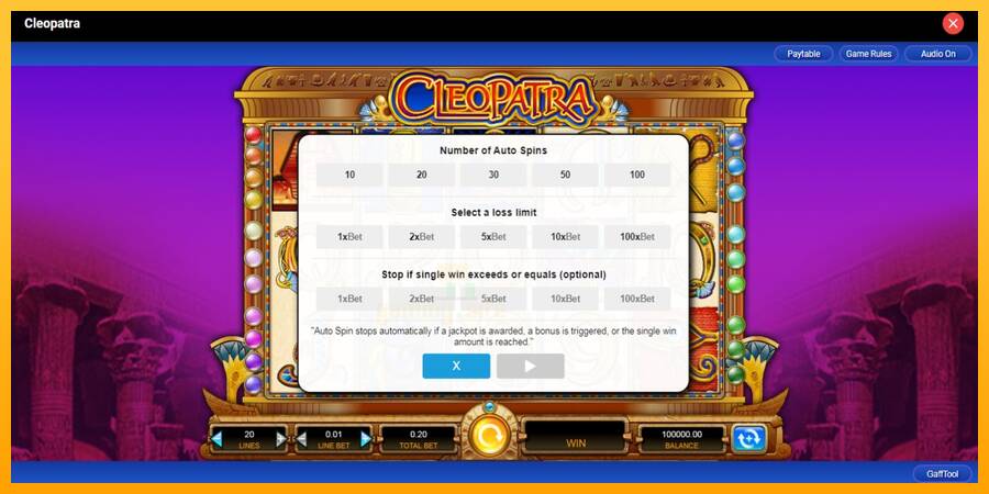 Cleopatra gaming machine for money, picture 2