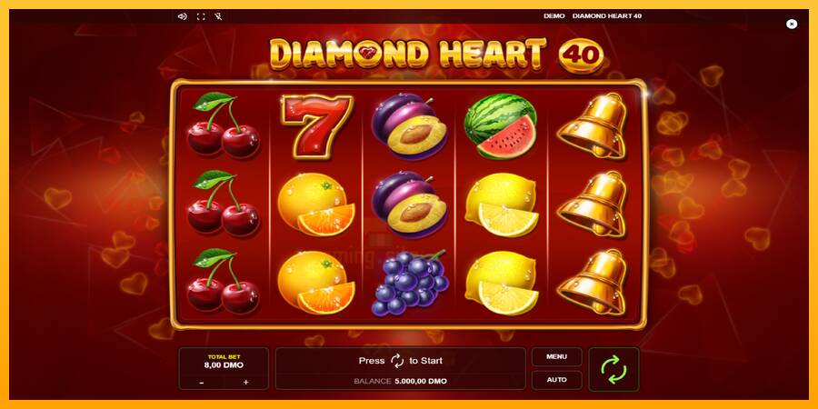 Diamond Heart 40 gaming machine for money, picture 1