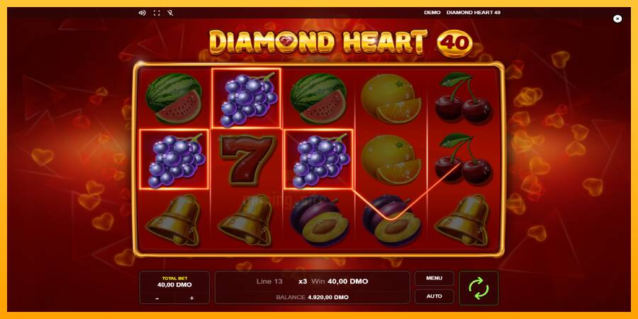 Diamond Heart 40 gaming machine for money, picture 2