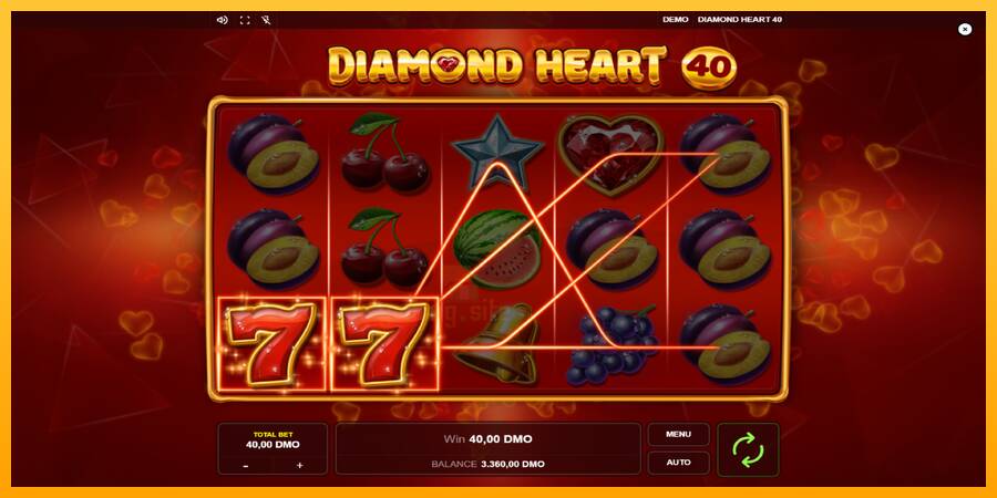 Diamond Heart 40 gaming machine for money, picture 4