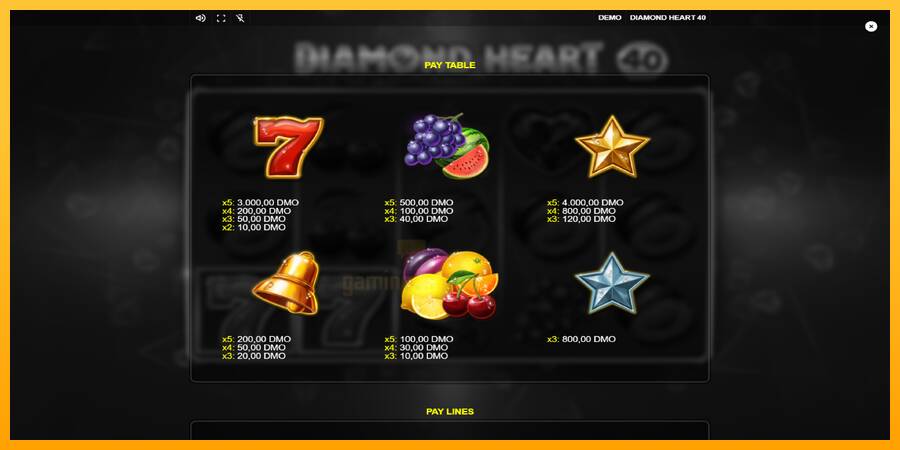 Diamond Heart 40 gaming machine for money, picture 5