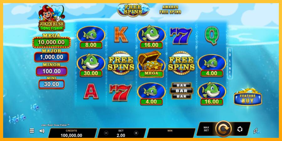 Joker Rush Gone Fishin gaming machine for money, picture 1