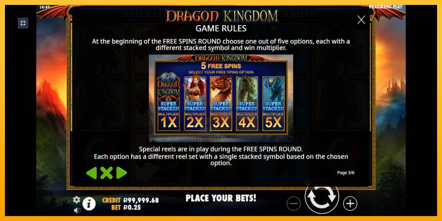 Dragon Kingdom gaming machine for money, picture 6