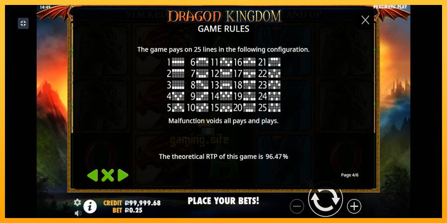 Dragon Kingdom gaming machine for money, picture 7