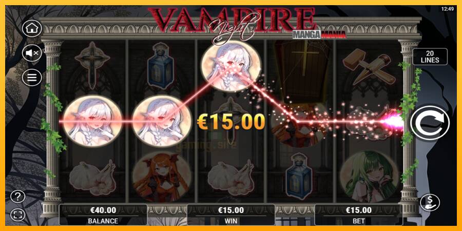 Vampire Night gaming machine for money, picture 3