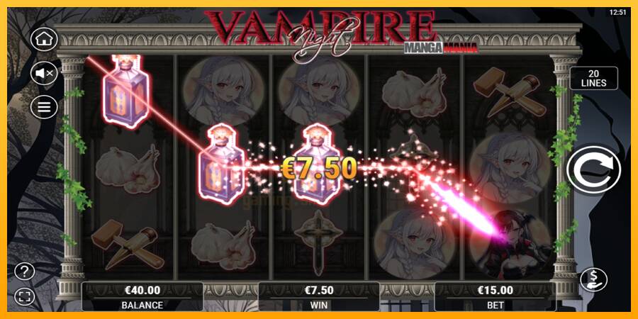 Vampire Night gaming machine for money, picture 4