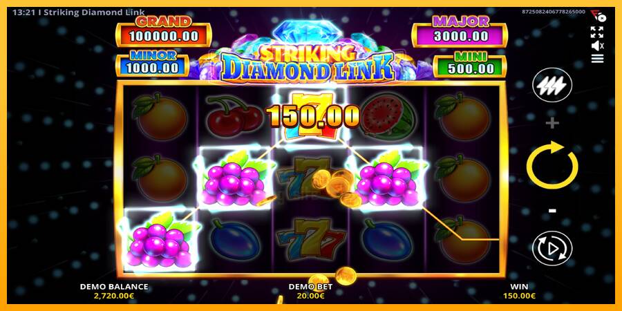 Striking Diamond Link gaming machine for money, picture 4