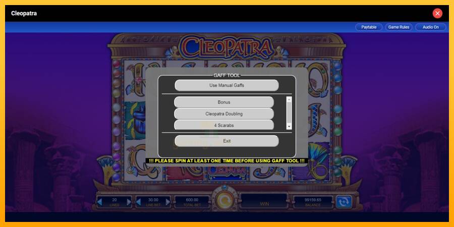 Cleopatra gaming machine for money, picture 5