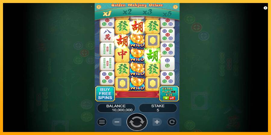 Golden Mahjong Deluxe gaming machine for money, picture 2