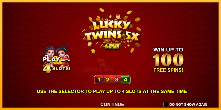 Lucky Twins 5X 4Tune Reels gaming machine for money, picture 1