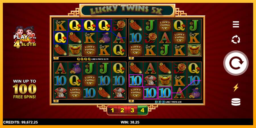 Lucky Twins 5X 4Tune Reels gaming machine for money, picture 3