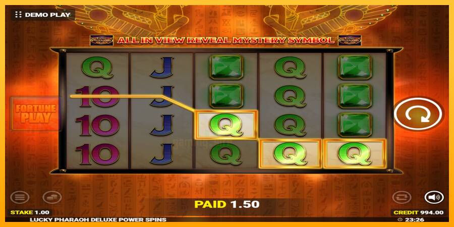 Lucky Pharaoh Deluxe Fortune Play gaming machine for money, picture 3