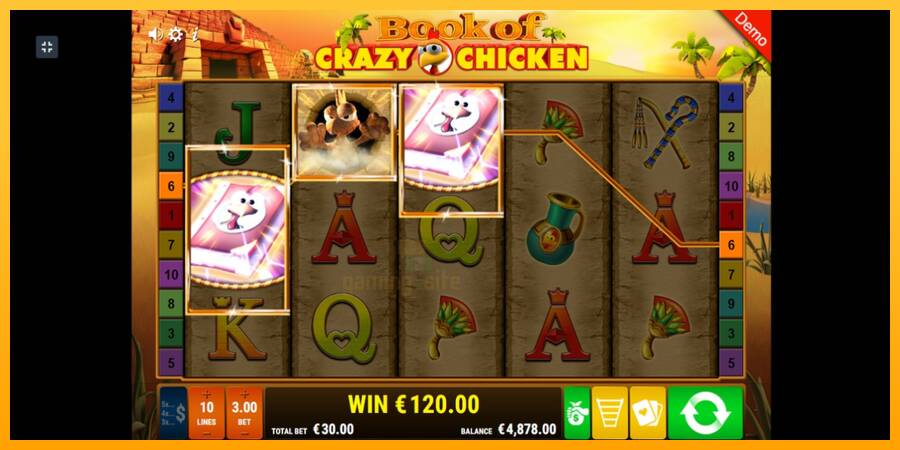 Book of Crazy Chicken gaming machine for money, picture 2