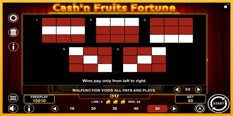 Cashn Fruits Fortune gaming machine for money, picture 7