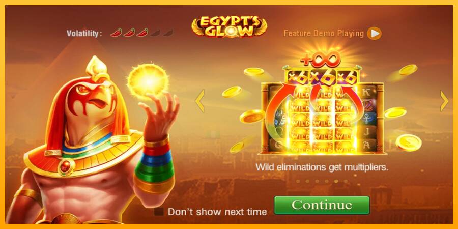 Egypts Glow gaming machine for money, picture 6