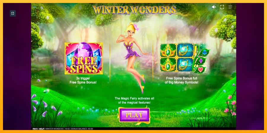 Winter Wonders gaming machine for money, picture 1