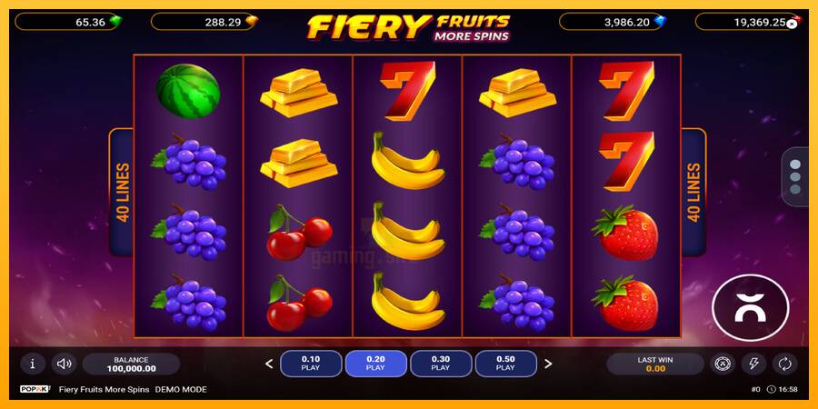 Fiery Fruits More Spins gaming machine for money, picture 1