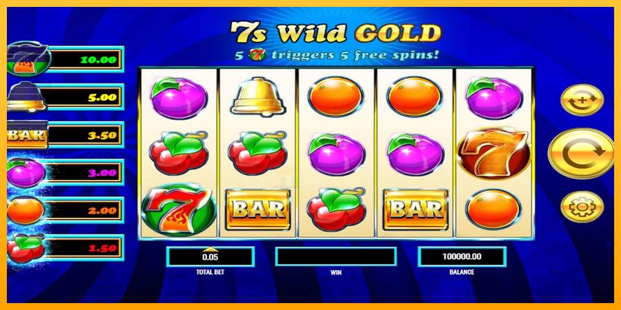 7s Wild Gold gaming machine for money, picture 1