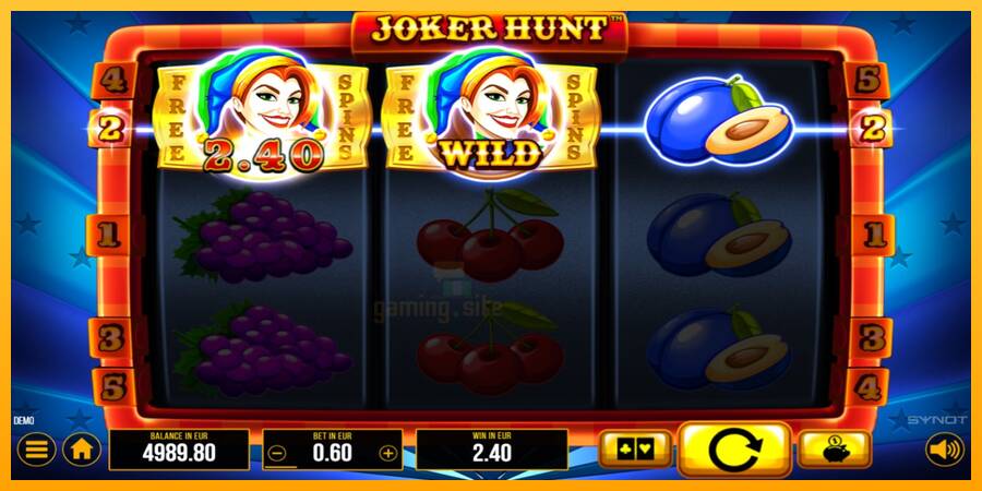 Joker Hunt gaming machine for money, picture 3