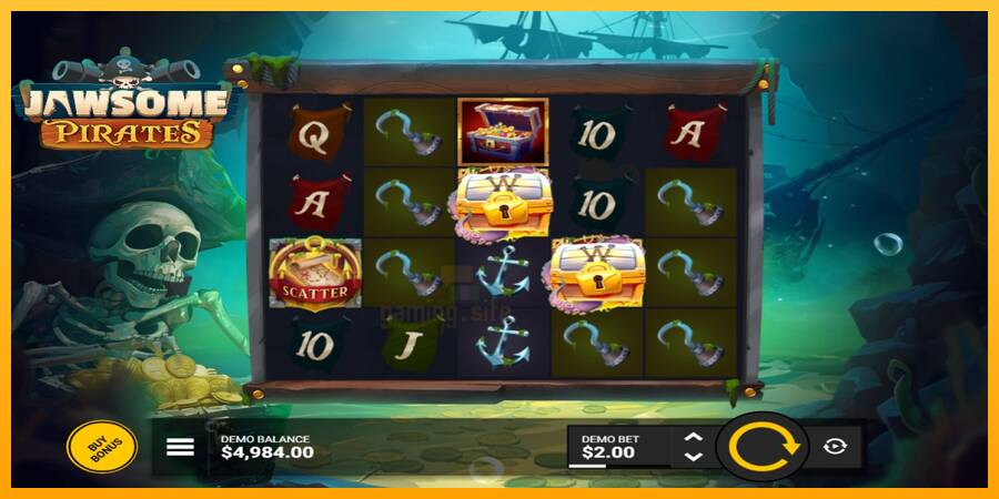 Jawsome Pirates gaming machine for money, picture 3