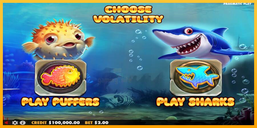 Puffers Vs Sharks gaming machine for money, picture 1