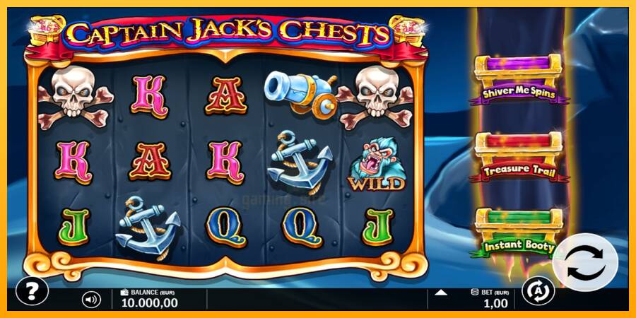 Captain Jacks Chests gaming machine for money, picture 1