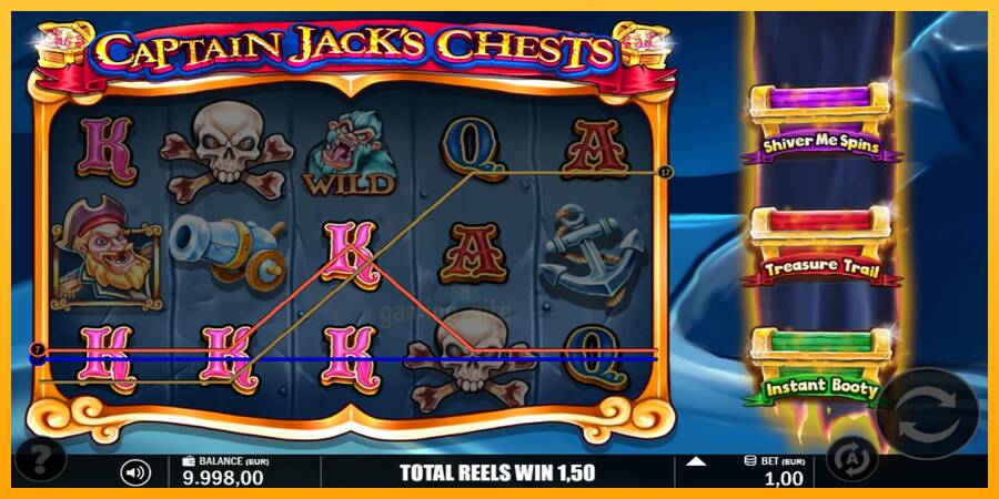 Captain Jacks Chests gaming machine for money, picture 2