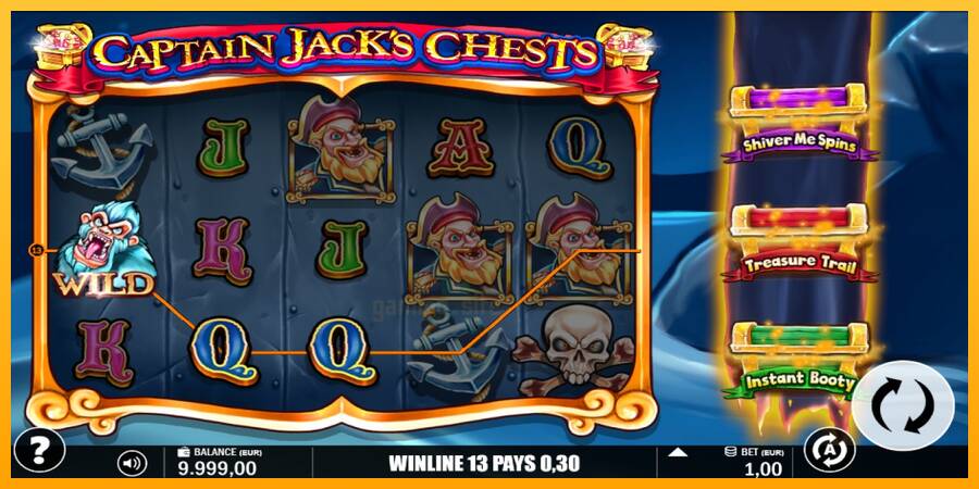 Captain Jacks Chests gaming machine for money, picture 3