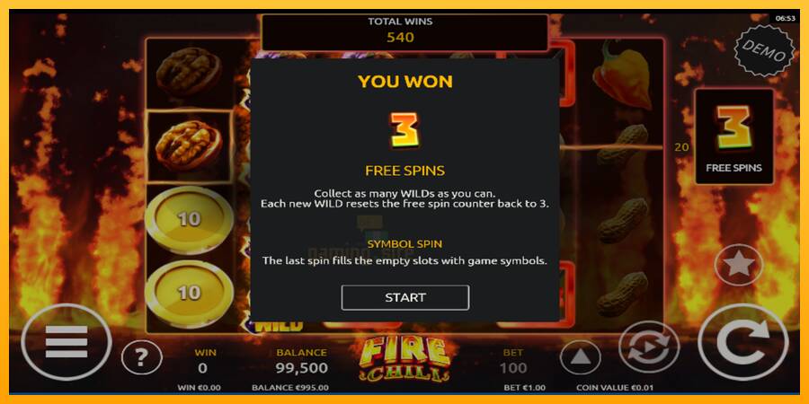 Fire Chili gaming machine for money, picture 1