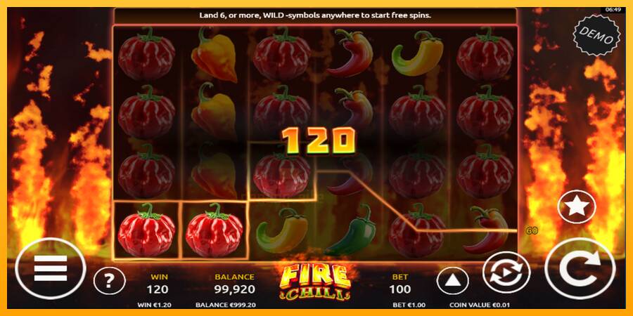 Fire Chili gaming machine for money, picture 4