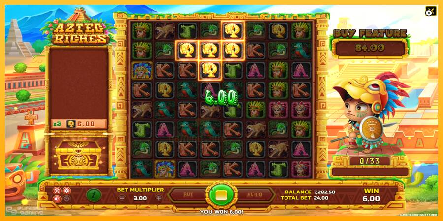 Aztec Riches gaming machine for money, picture 3