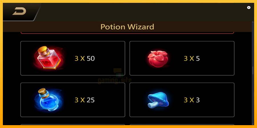 Potion Wizard gaming machine for money, picture 6