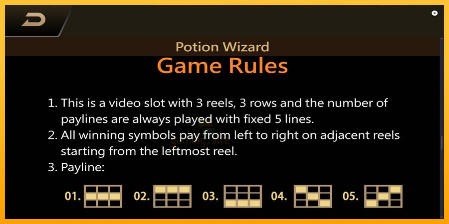 Potion Wizard gaming machine for money, picture 7