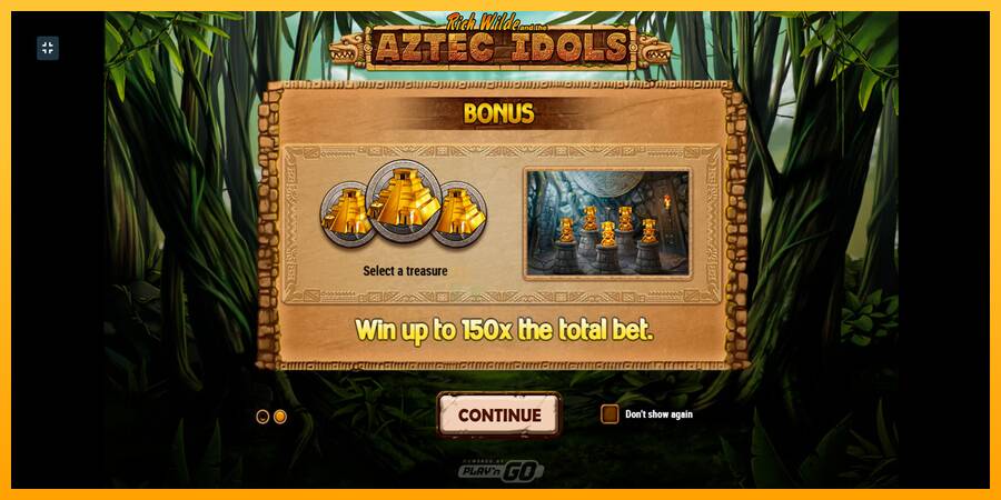 Aztec Idols gaming machine for money, picture 1