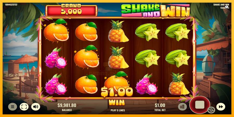 Shake and Win gaming machine for money, picture 3