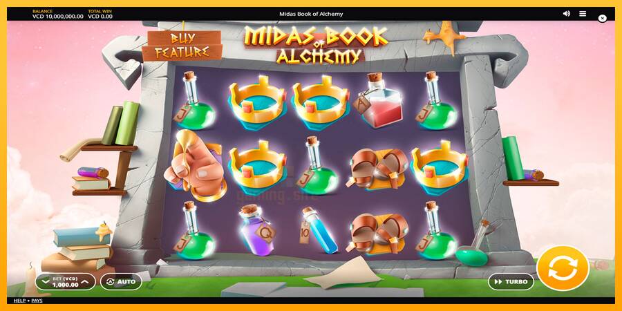 Midas Book of Alchemy gaming machine for money, picture 1