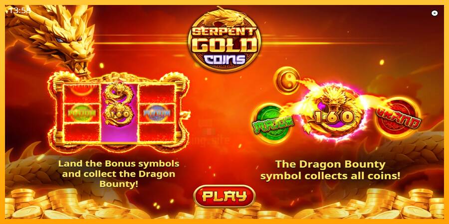 Serpent Gold Coins gaming machine for money, picture 1