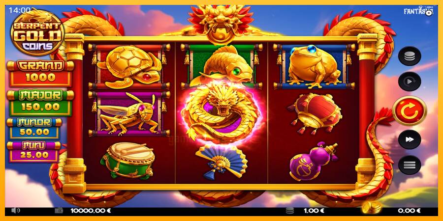 Serpent Gold Coins gaming machine for money, picture 2